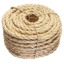Corda de sisal ATERET 3/8 polegadas x 100 pés de fibra natural para interior/exterior