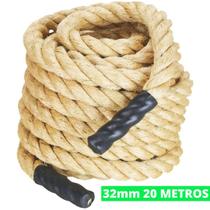 Corda De Sisal Naval 32mm 20 Metros Exercício Funcional Rope Climb Escalada Academia