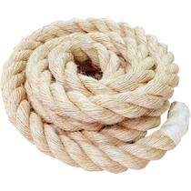 Corda De Sisal Naval 50mm 2 Metros Rasada Artesanatos Decorações Luminária Decks