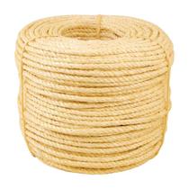 Corda de sisal torcida 8mm x 220m 3 pernas vonder