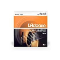 Corda De Violão Aço D'Addario Bronze 80/20 (010.047)