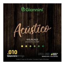 Corda de Violão Giannini Acústico 010