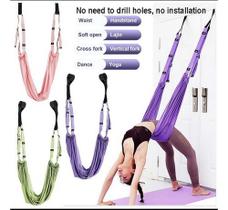 Corda De Yoga Aérea De Rede Alongamento Exercícios Corda De Yoga Aérea De Rede Alongamento Exercícios