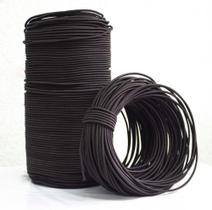 Corda elástica 5mm 10 metros Extensor rede lonas preta - k2