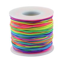Corda Elástica Colorida De 1mm 50 Metros Fio Esticável Para DIY Joias Pulseiras Colares Corda Elástica Colorida De 1mm 50 Metros Fio Esticável Para DIY Joias Pulseiras Colares