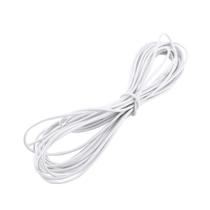 Corda elástica elástica Walfront 4 mm x 10 m preta e branca