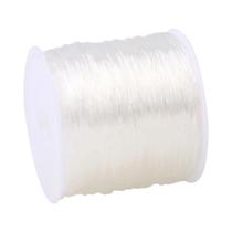 Corda Elástica Transparente 0.5-1.5mm Para Fazer Joias DIY, Pulseiras, Colares E Acessórios Com