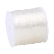 Corda Elástica Transparente 0.5-1.5mm Para Fazer Joias DIY, Pulseiras, Colares E Acessórios Com