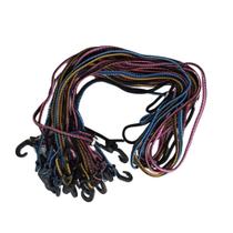 Corda Elástico 2m Plástico Bagageiro Moto Bike 10 Un Gancho