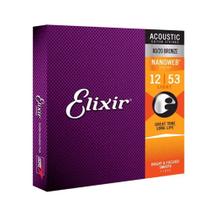 Corda Elixir .012 Light Bronze 80/20 para Violão Aço Nanoweb - 11052 Corda Elixir .012 Light Bronze 80/20 para Violão Aço Nanoweb - 11052