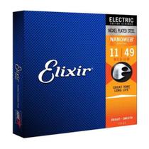 Corda Elixir Encordoamento .011 Medium Nanoweb para Guitarra 12102 - Loop Music