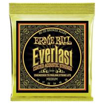 Corda Ernie Ball 013 Everlast Coated 80/20 Bronze Violão