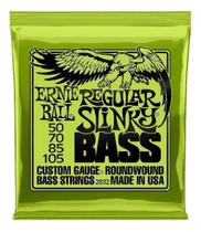 Corda Ernie Ball 050 Regular Slinky Níquel Baixo 4 Cordas Corda Ernie Ball 050 Regular Slinky Níquel Baixo 4 Cordas