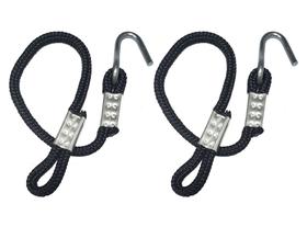 Corda Extensor Para Rede De Descanso 70 Cm 01 Par Preta