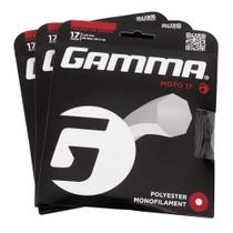 Corda Gamma Moto 17L 1.24mm Preta - Pack com 3 Sets