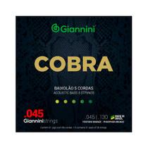 Corda Giannini Cobra P/ Baixolão GEEBASF5 5 Cordas 45/130 - EC0036