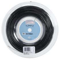 Corda Luxilon Alu Power Black 16L 1.25mm Preta Rolo com 200 Metros
