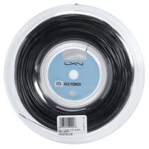 Corda Luxilon Alu Power Black 16L 1.25mm Preta Rolo com 200 Metros