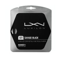 Corda Luxilon Savage Black 12m 1.27mm P/ Raquete De Tenis