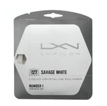 Corda Luxilon Savage White 16 1.27mm 12.2m Branca - Set Individual