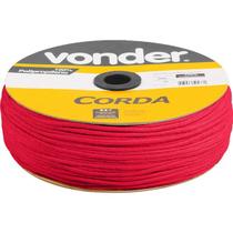 Corda Multifilamentada Trançada 6mmx165m 2,55kg Vermelha Pol Corda Multifilamentada Trançada 6mmx165m 2,55kg Vermelha Pol