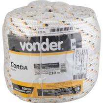 Corda multifilamento trancada 12mm branca vonder /metro Corda multifilamento trancada 12mm branca vonder /metro