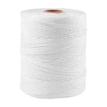Corda multifilamento trançada 2,5mm x 372m branca vonder