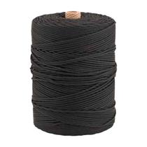 Corda multifilamento trançada 4,0mm x 400m preta vonder Corda multifilamento trançada 4,0mm x 400m preta vonder