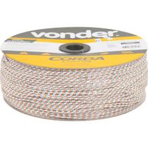Corda multifilamento trançada 6,0mm 3,0kg 165 metros multicor polipropileno carretel - Vonder