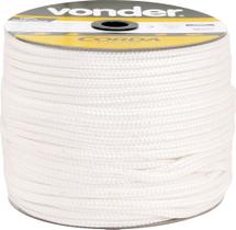 Corda Multifilamento Trançada 8,0mm 8,0kg 258 Metros Branca Corda Multifilamento Trançada 8,0mm 8,0kg 258 Metros Branca