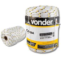 Corda multifilamento trançada polipropileno10mmx50m - Vonder