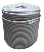 Corda náutica 10mm trançada polipropileno branca c/220mts