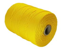 Corda náutica em polipropileno trançada amarela Corda náutica em polipropileno trançada amarela
