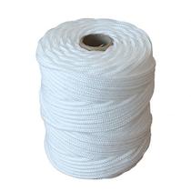 Corda náutica em polipropileno trançada branca