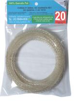 Corda p/ Varal de Quintal, de Teto e outros - Com 20 metros x 3 mm - 100% Garrafa Pet - Ecológica
