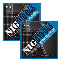 Corda para Guitarra Nig N64 010/046 Tradicional + Palheta