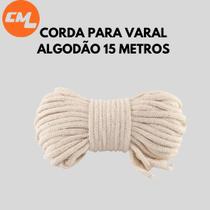 Corda Para Varal Algodão 15 Metros CrossMatic