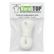 Corda Para Varal De Teto Polipropileno 3.0mm Com 15 Metros Varaltop Corda Para Varal De Teto Polipropileno 3.0mm Com 15 Metros Varaltop
