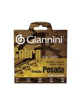 Corda Para Viola Giannini Cobra Cobre Prateado Gesvp Pesada