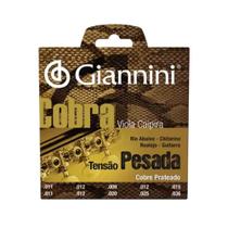 Corda Para Viola Giannini Cobra Cobre Prateado Gesvp Pesada