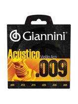 Corda Para Violao Giannini Geswal Bronze Acustica 65/ 35 Corda Para Violao Giannini Geswal Bronze Acustica 65/ 35