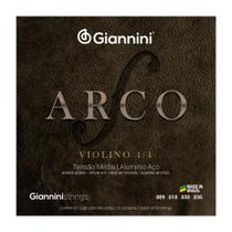 Corda Para Violino Gianni 4/4 Arco Alumínio Aço Geavva Média Corda Para Violino Gianni 4/4 Arco Alumínio Aço Geavva Média