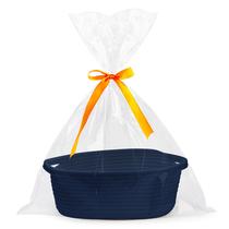 Corda pequena azul marinho Basket Pro Goleem 30x20x13cm