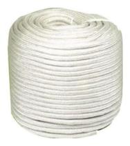 Corda Poliéster Amarrar Carga Artesanato 10mmX100mt Branca Corda Poliéster Amarrar Carga Artesanato 10mmX100mt Branca
