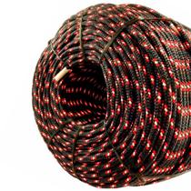 Corda Poliester Amarrar Carga Caminhão 8mm X 120 Mts Preta