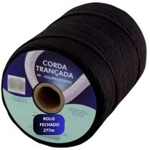 Corda Pp Polipropileno Seda Trançada 3mm 100% Virgem 277m - Amarração Artesanato Civil