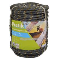Corda Pratik Trançada Pet Cinza Rolo 10mm x 155m Corda Pratik Trançada Pet Cinza Rolo 10mm x 155m