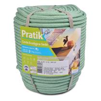 Corda Pratik Trançada Pet Verde Rolo 8mm x 233m Corda Pratik Trançada Pet Verde Rolo 8mm x 233m