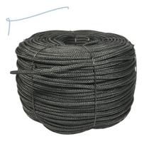 Corda Preta Multifilamento 10mm Rolo Aprox 10kg