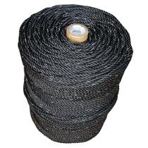 Corda rede de proteção de polietileno preta 4mm Equiplex 50m Corda rede de proteção de polietileno preta 4mm Equiplex 50m